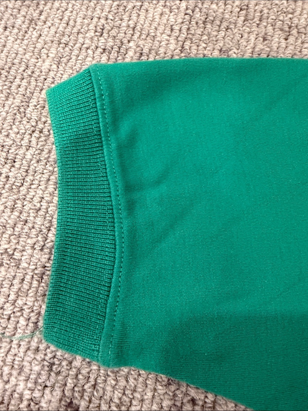 TALBOTS KIDS KELLY GREEN, SHORT SLEEVED, COTTON POLO SHIRT- SIZE SMALL - Picture 4 of 7